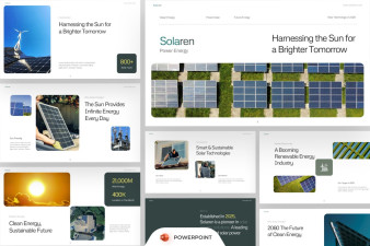 Solar Power Energy PowerPoint Template
